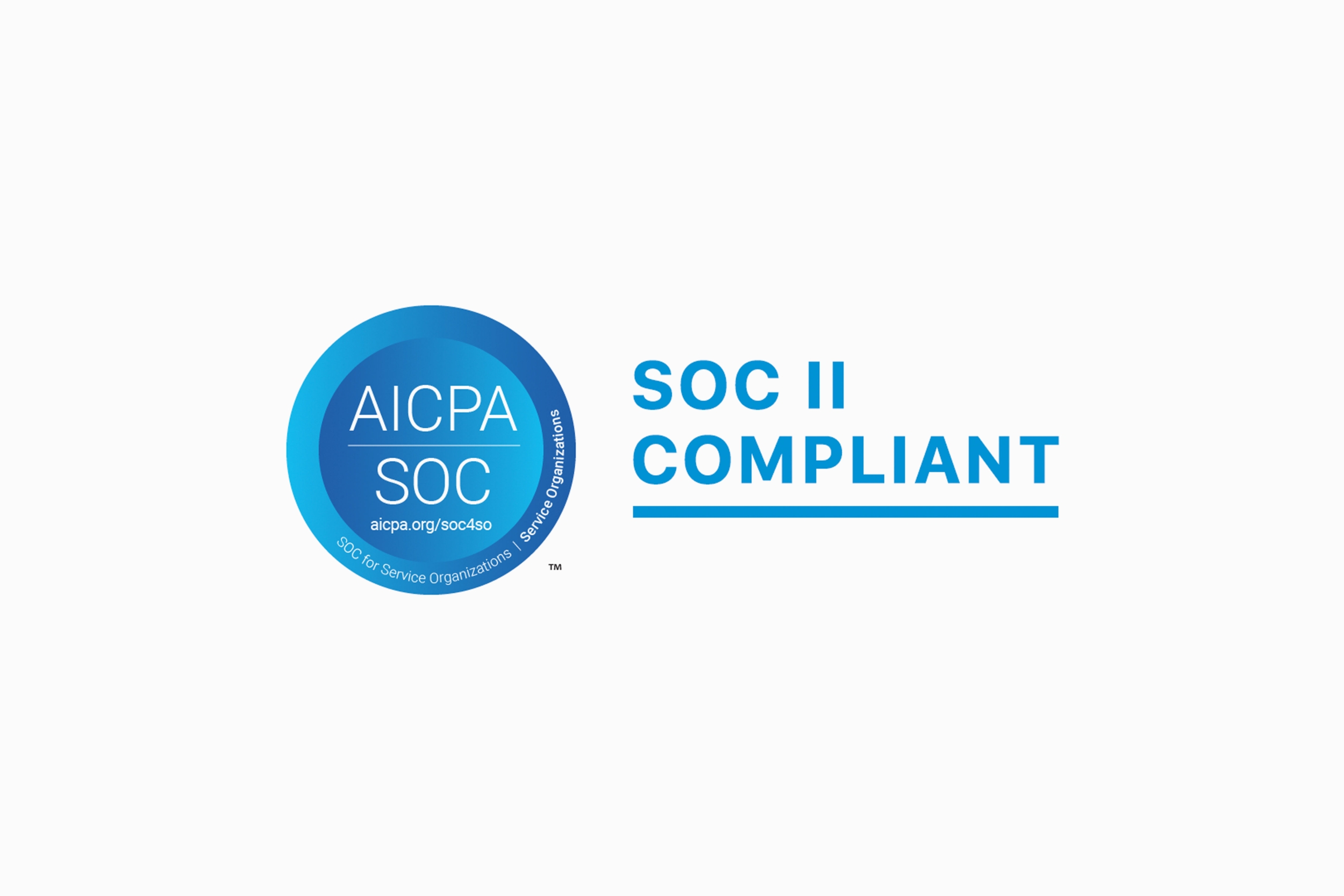 AICPA SOC, SOC II Compliant certificate.