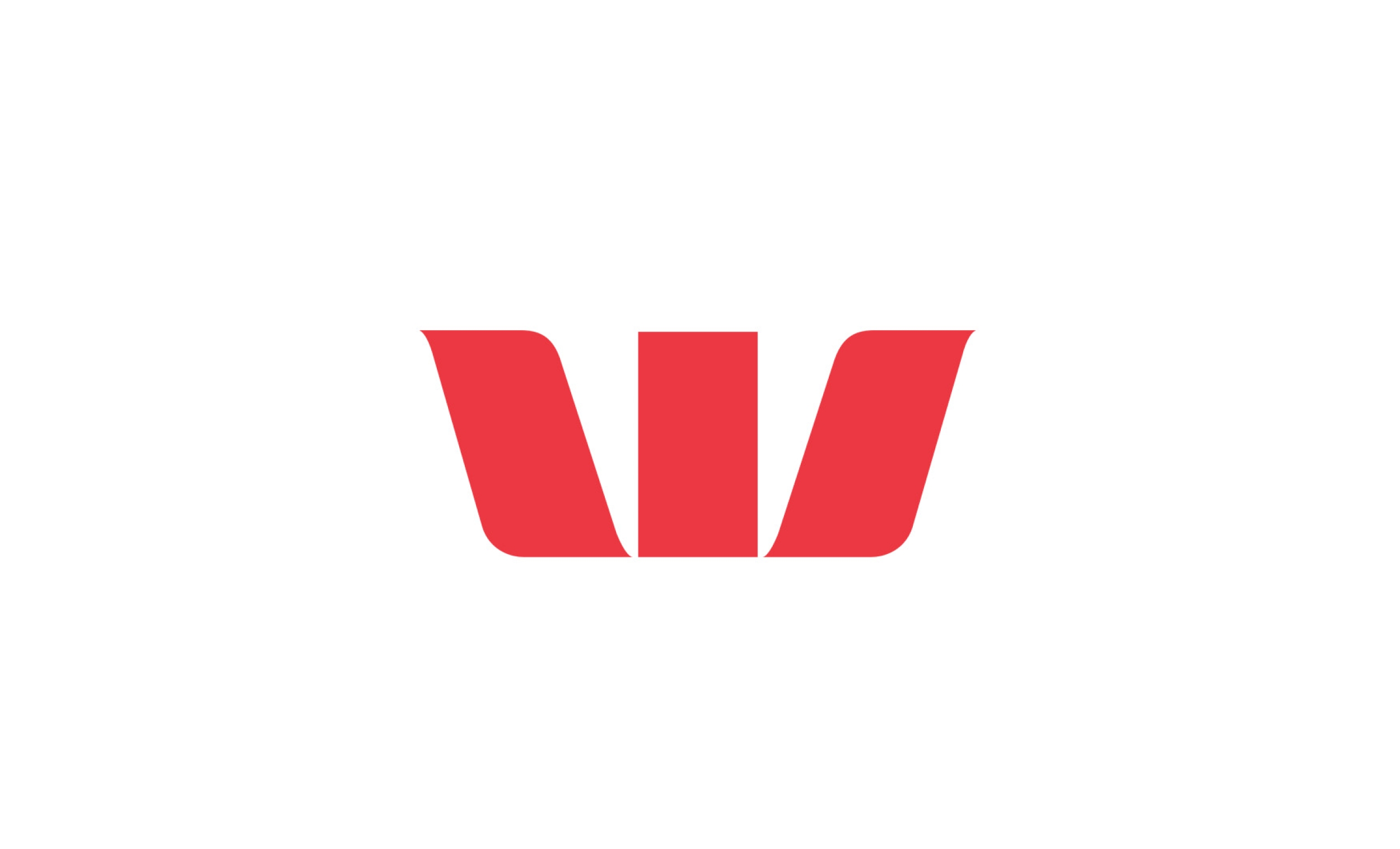 Red Westpac logo.